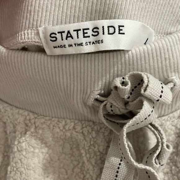 GUC STATESIDE WOMEN'S SHERPA SIDE PANEL JOGGER Sz. L Color Stone - Picture 6 of 6